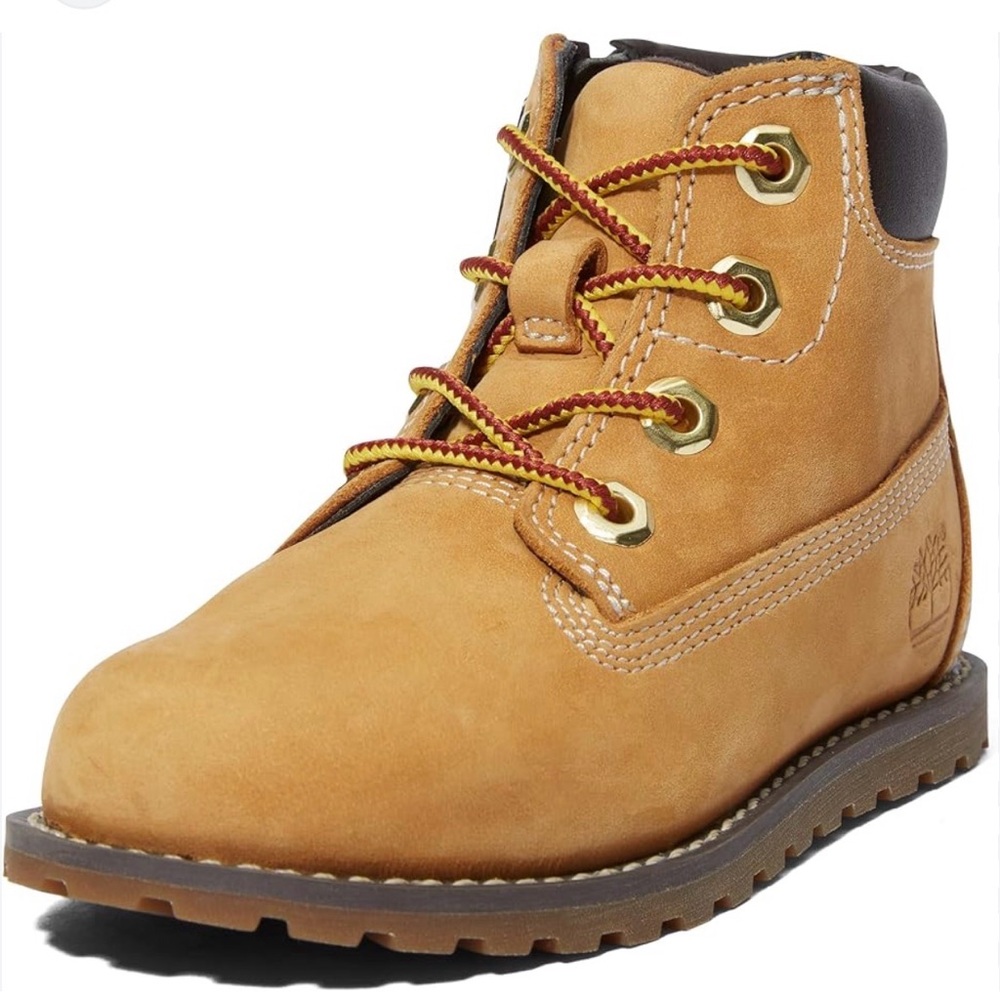 Timberland Toddler's Pokey Pine Mid Side Zip Boot Closure Sz 6